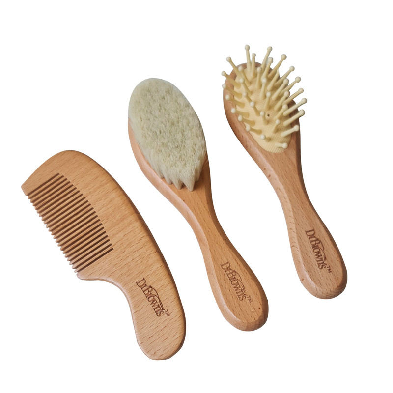 ست شانه و برس دکتر براونز مدل TM مجموعه 3 عددی