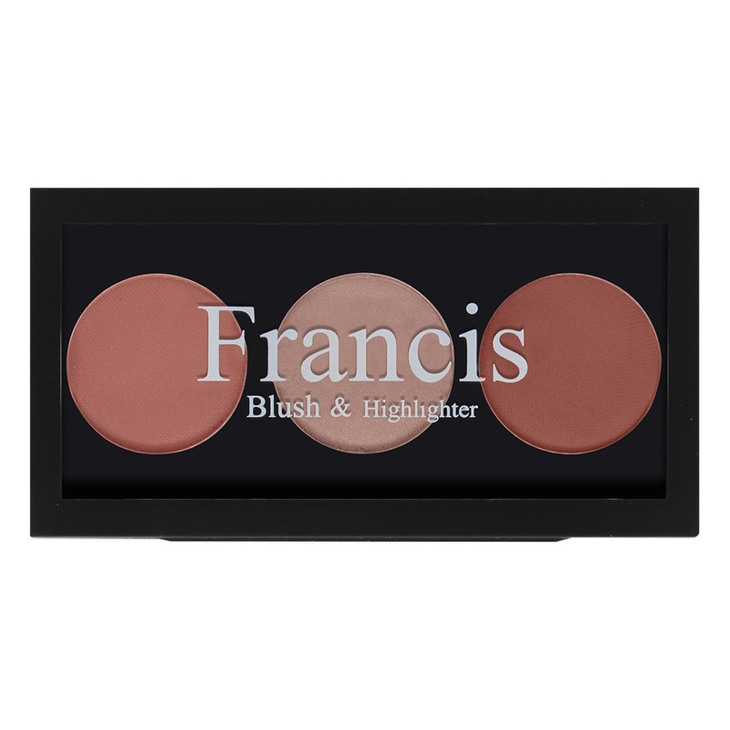 خرید و قیمت پالت رژ گونه و هایلایتر فرانسیس کد 02