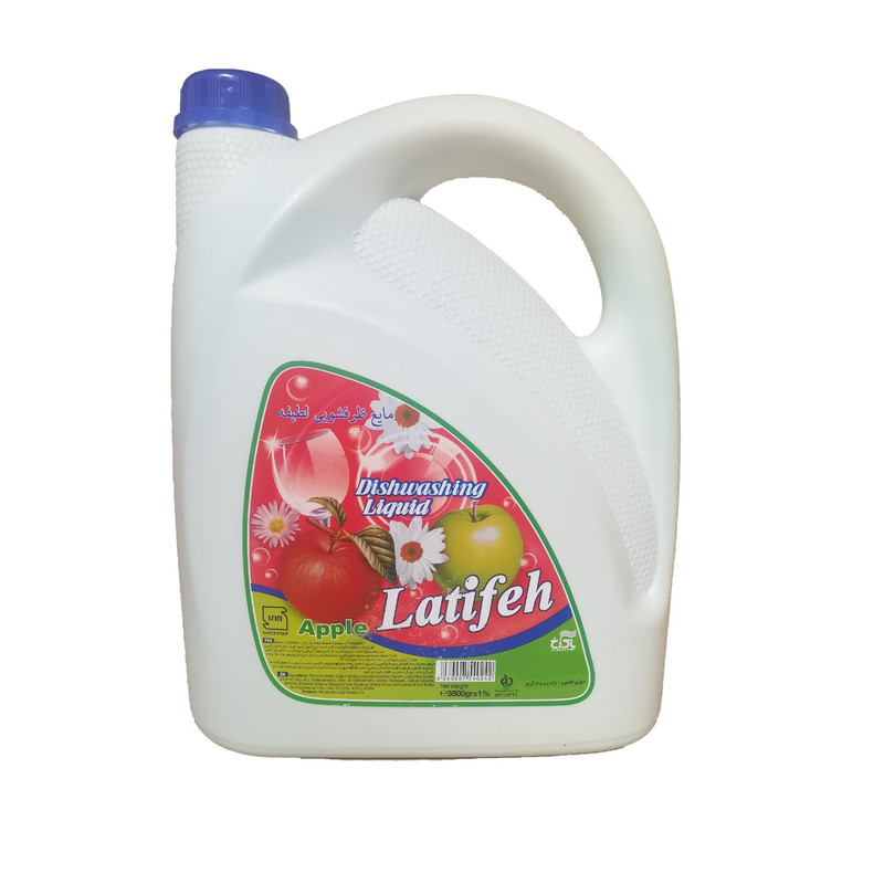 خرید و قیمت مایع ظرفشویی لطیفه مدل apple حجم 3800 میلی لیتر