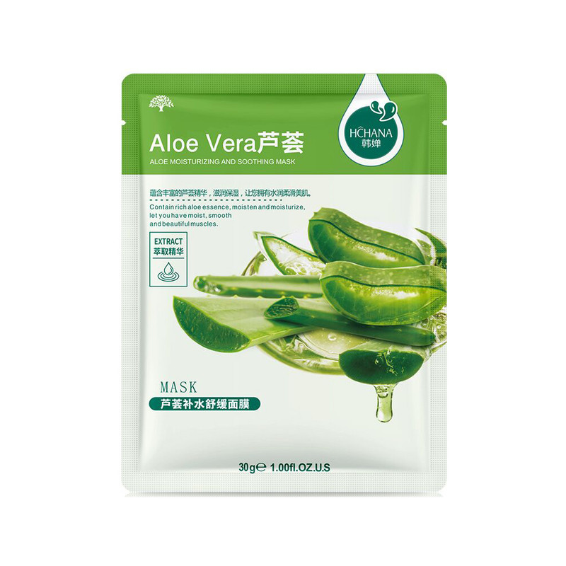 ماسک صورت هاچانا مدل Aloe vera وزن 30 گرم