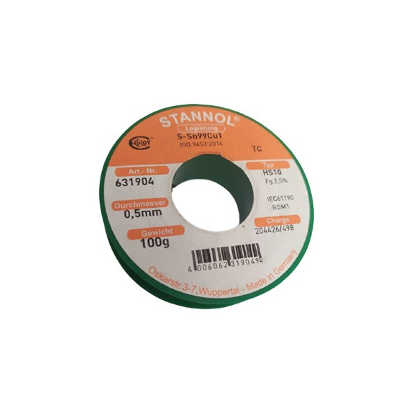 سیم لحیم استانول مدل SN99CU1 وزن 100 گرم