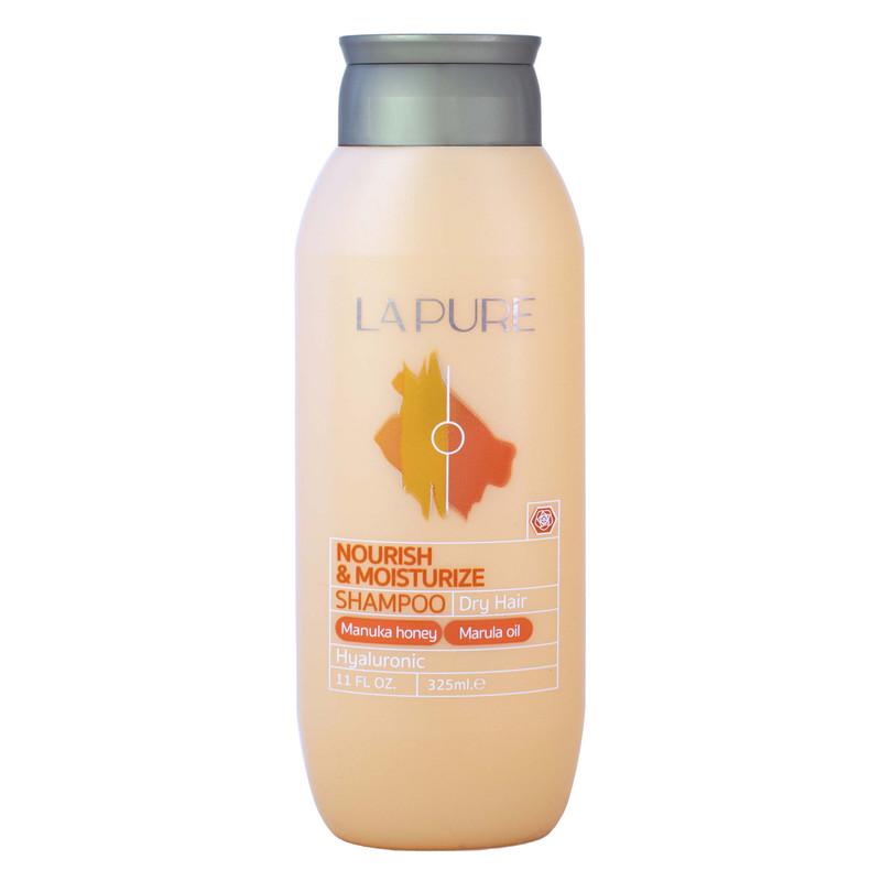 شامپو مو لپیور مدل نوریش اند مویسچرایز مناسب موهای خشک و آسیب دیده حجم 325 میلی لیتر