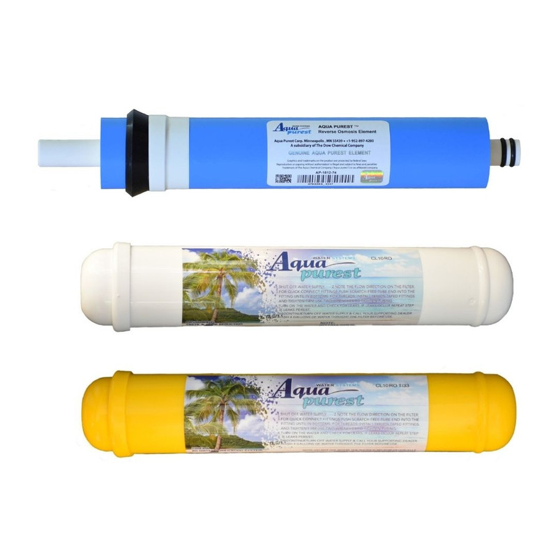 فیلتر دستگاه تصفیه آب آکوا پیورست مدل RO-PRO 03 مجموعه 3 عددی