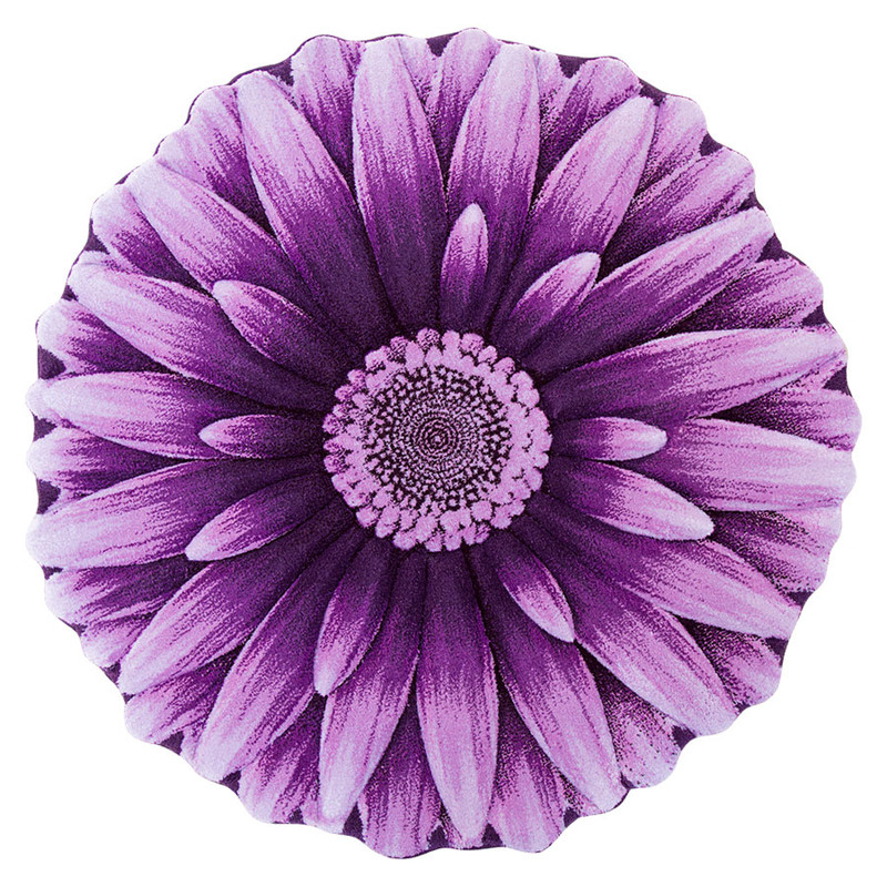 فرش ماشینی زرباف مدل گل داوودی