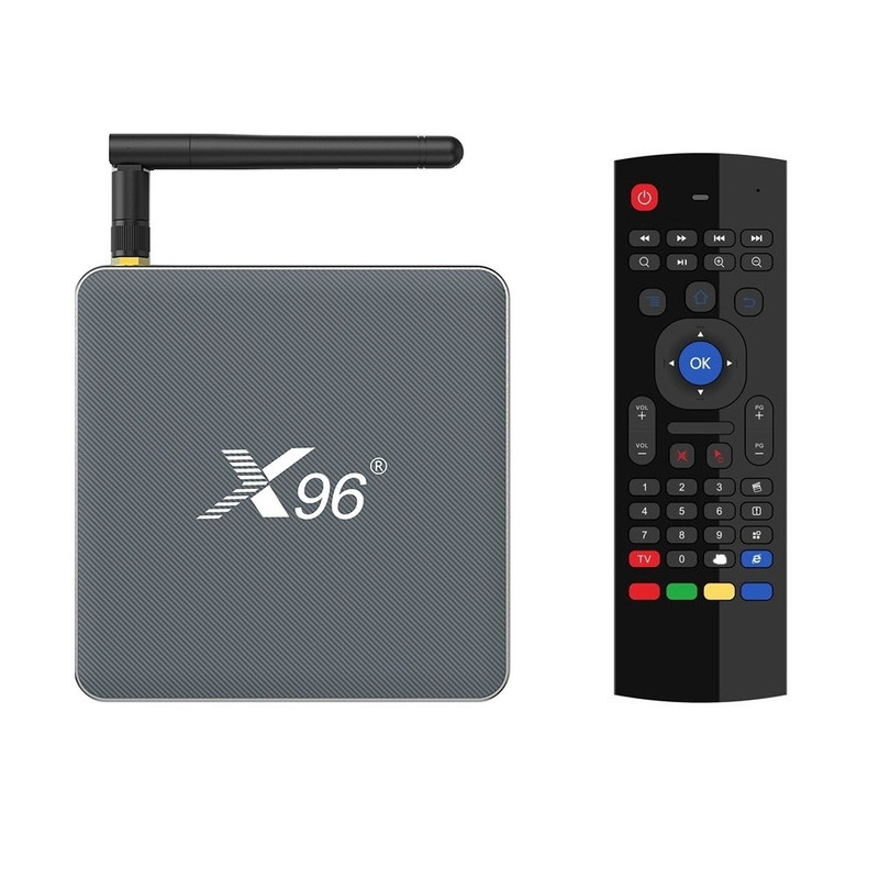 خرید و قیمت اندروید باکس ايكس96 مدل X96 X6 8/128GB به همراه ریموت کنترل ایرماوس MX3
