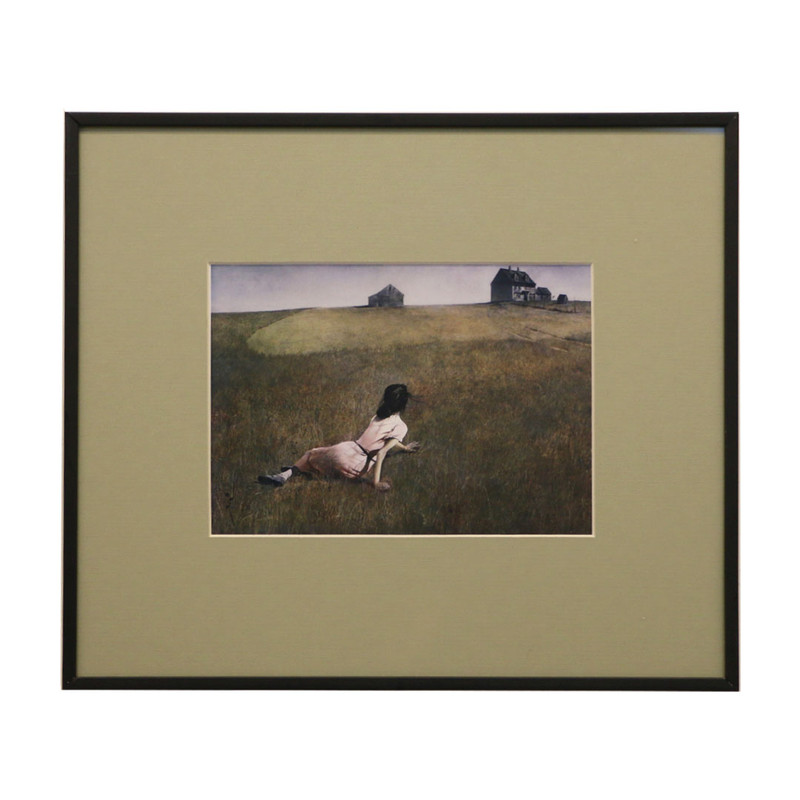 خرید و قیمت تابلو مدل نقاشی دنیای کریستینا اثر اندرو وایت