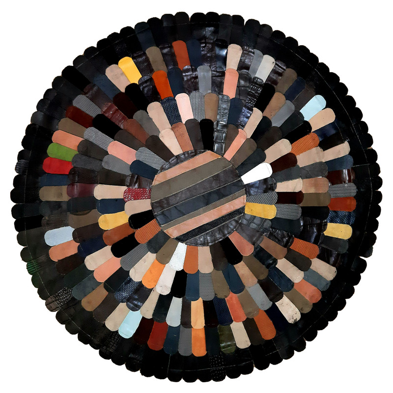 كلاژ فرش پوست و چرم كد 2016