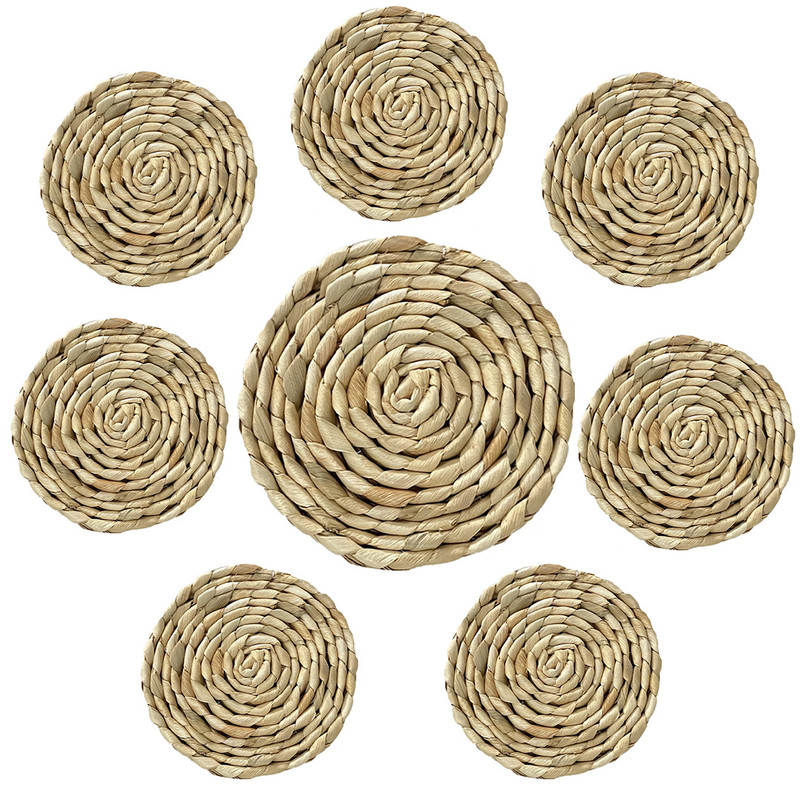 خرید و قیمت دیوارکوب مدل خورشید طرح گرد مجموعه 8 عددی