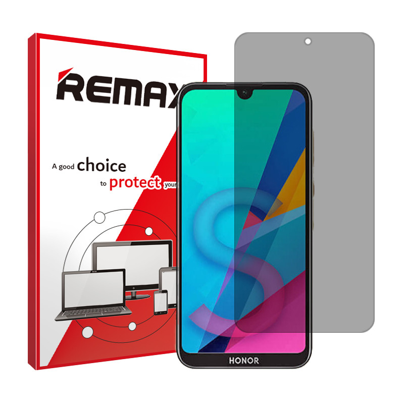 خرید و قیمت محافظ صفحه نمایش حریم شخصی ریمکس مدل Anti shock مناسب برای گوشی موبایل آنر 8S