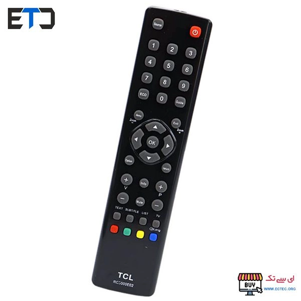 ریموت کنترل تلویزیون تی سی ال TCL RC2000E02TCL RC2000E02 LED LCD TV REPLACES REMOTE CONTROL 11