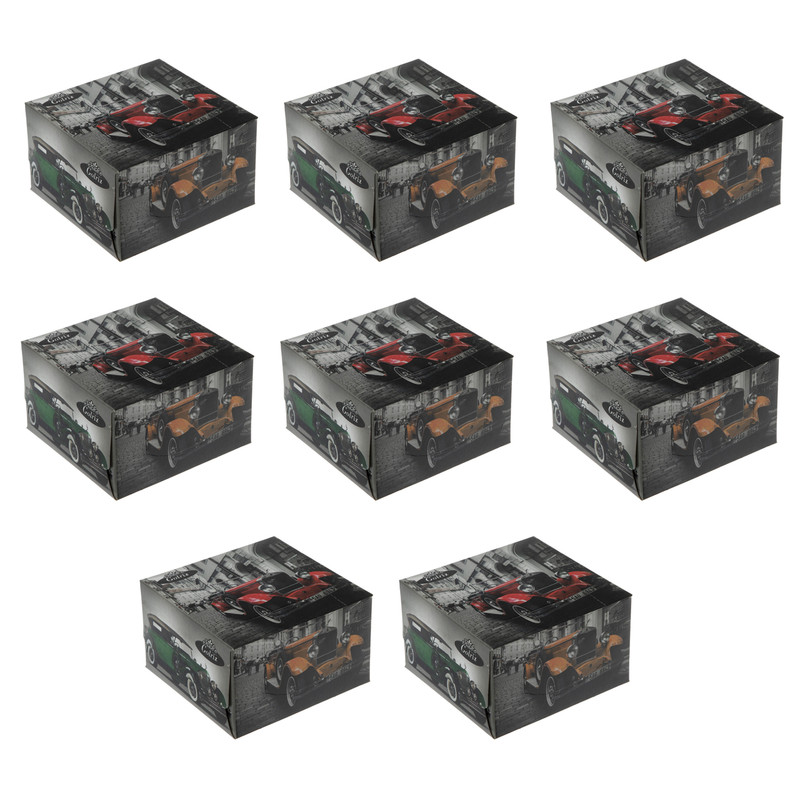 دستمال کاغذی 50 برگ گلریز مدل ماشين کلاسیک بسته 8 عددی