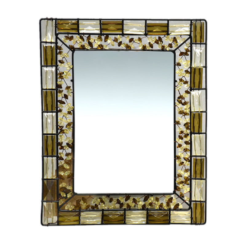 آینه رومیزی مدل سنگ و منجق