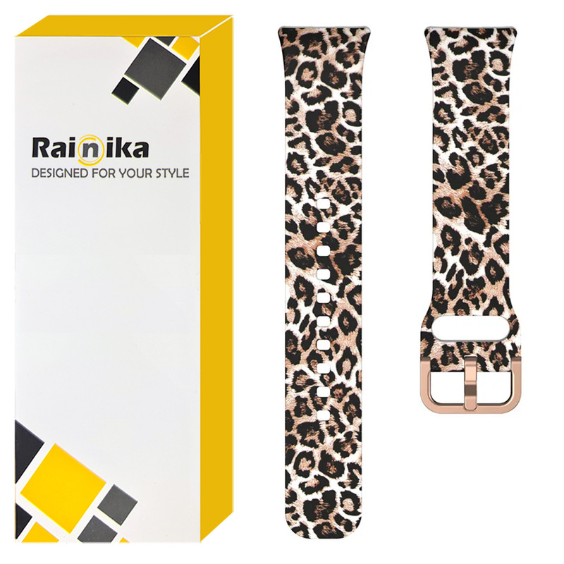 بند ساعت رینیکا مدل Leopard Fit3 مناسب برای مچ بند هوشمند سامسونگ Galaxy Fit 3