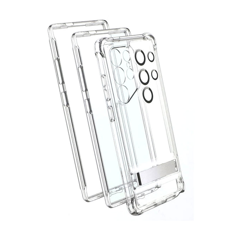 کاور ای اِس آر مدل ARMOR KICKSTAND مناسب برای گوشی موبایل سامسونگ Galaxy S24 Ultra همراه با محافظ صفحه نمایش و لنز دوربین