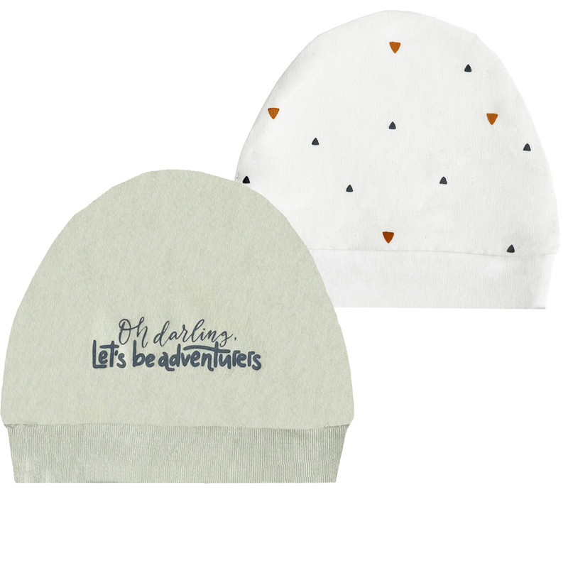 خرید و قیمت کلاه نوزادی جیکل مدل Jk902309-53 مجموعه 2 عددی