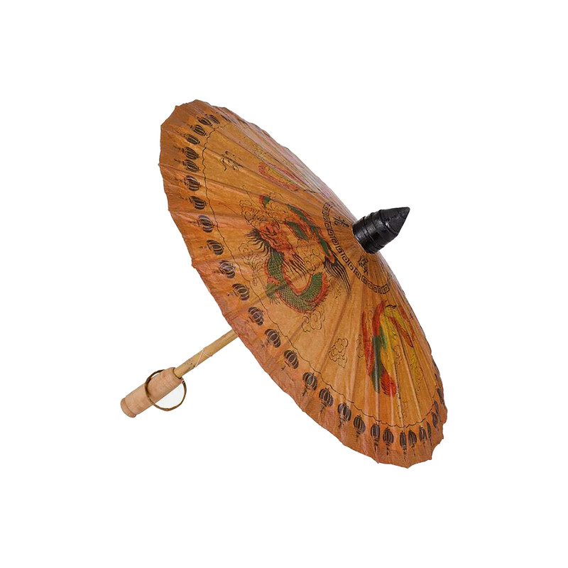 دکوری مدل چتر کاغذی اژدها و ققنوس کلاسیک