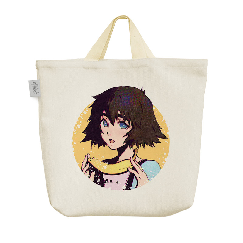 ساک خرید خندالو مدل مایوری شینا انیمه اشتاینز گیت کد 1434