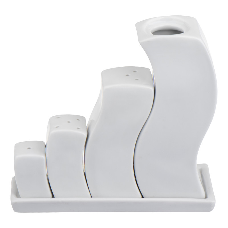 خرید و قیمت ست نمکدان و تک گلدان تینک هوم کد 40141