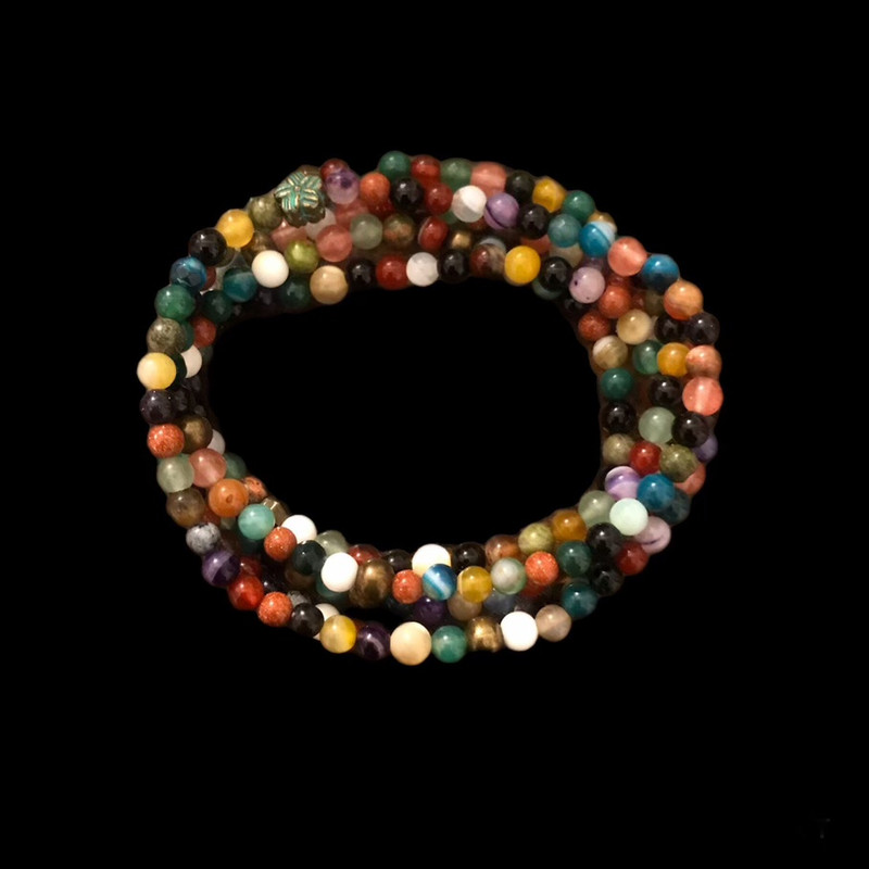 خرید و قیمت دستبند زنانه مدل عقیق ریز کد S-115