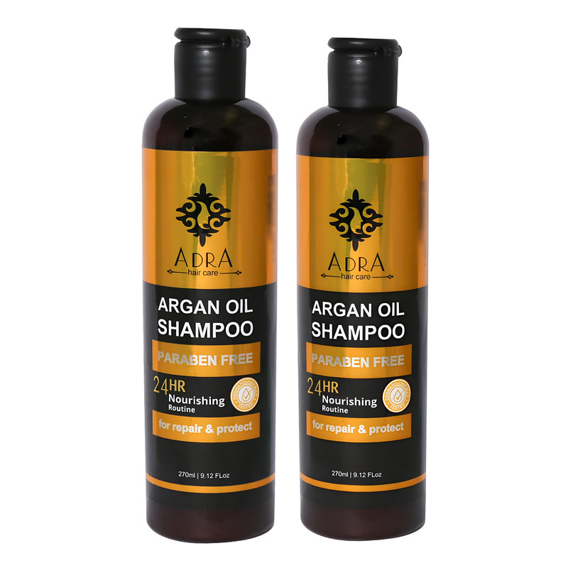 شامپو مو آدرا مدل آرگان حجم 270 میلی لیتر مجموعه دو عددی