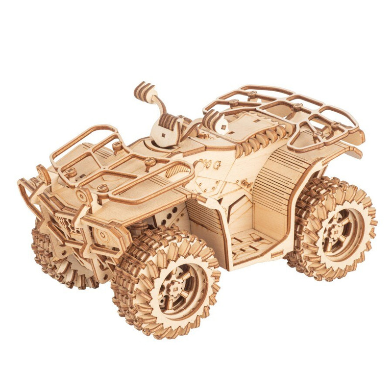 ساختنی مدل ماکت چوبی موتور چهار چرخ کد M57