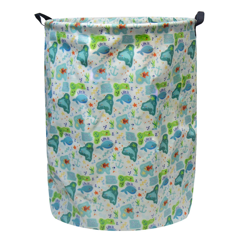 خرید و قیمت سبد رخت چرک هوم اند لایف طرح ماهی