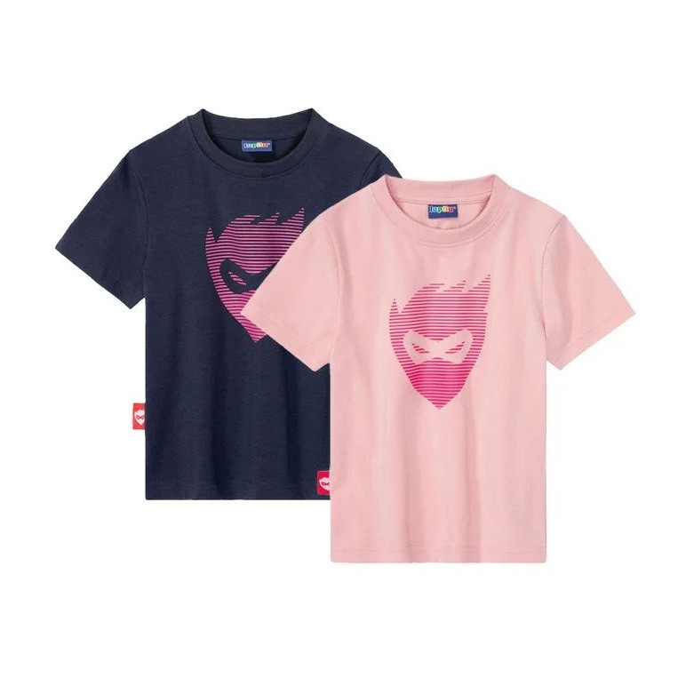 تی شرت آستین کوتاه بچگانه لوپیلو مدل b571 بسته 2 عددی