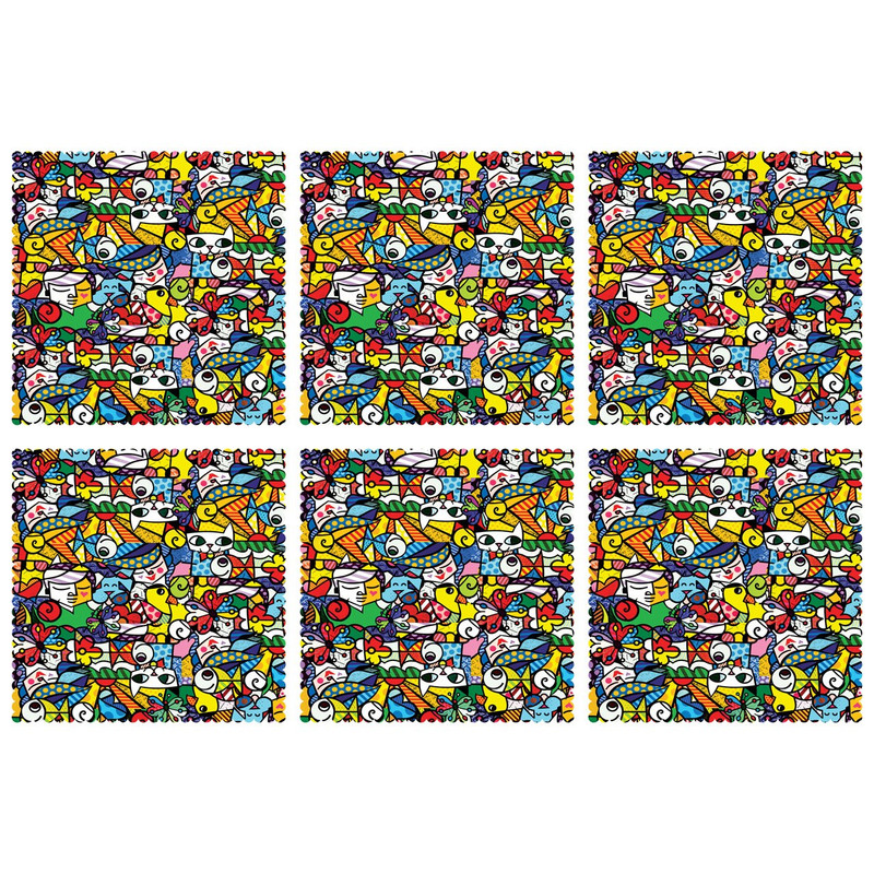 زیر بشقابی کد U1-42003 بسته 6 عددی