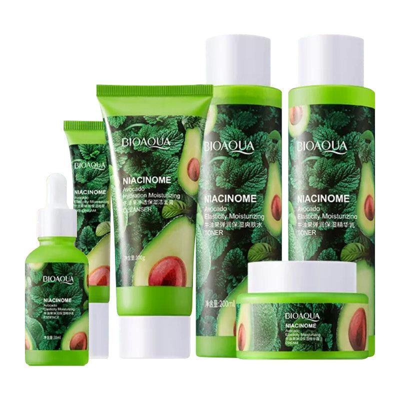 مجموعه مراقبت از پوست بایو آکوا مدل آووکادو بسته 6 عددی