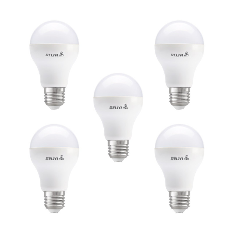 لامپ ال ای دی 15 وات دلتا مدل کلاسیک پایه E27 بسته 5 عددی