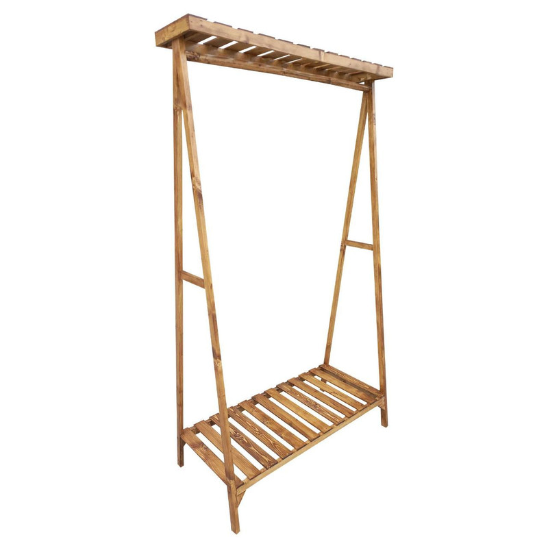 خرید و قیمت رگال لباس مدل چوبی 1733