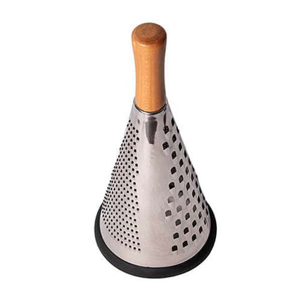 رنده هوم کت مدل استیل مخروطی دسته چوبی 2