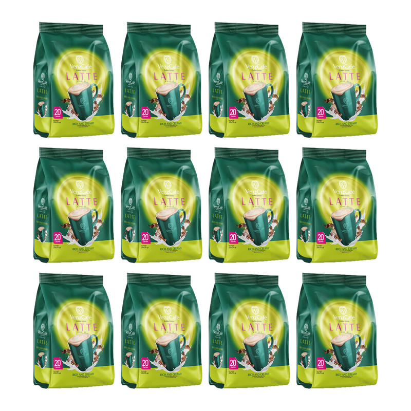کافه لاته ونزکافه - 25 گرم 12 بسته 20 عددی