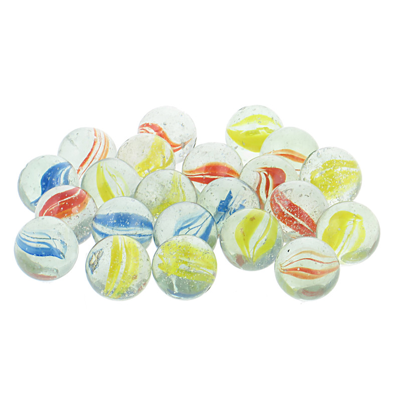 تیله بازی مدل تک پر درشت کد 02 بسته 20 عددی