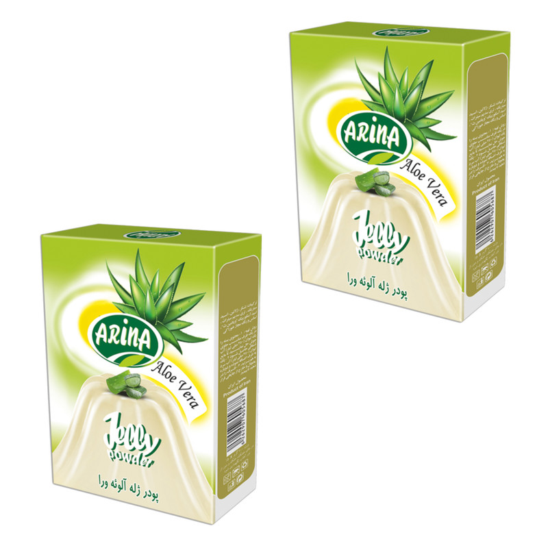 پودر ژله آلوئه ورا آرینا - 100 گرم بسته 2 عددی