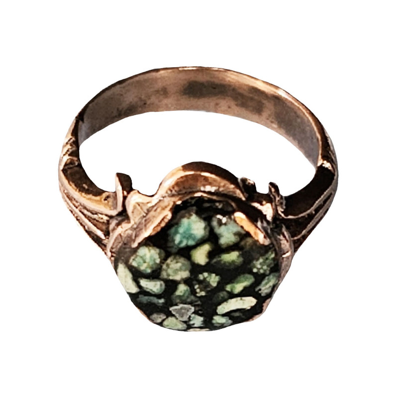 انگشتر دستساز زنانه مدل فیروزه کوب کد S252