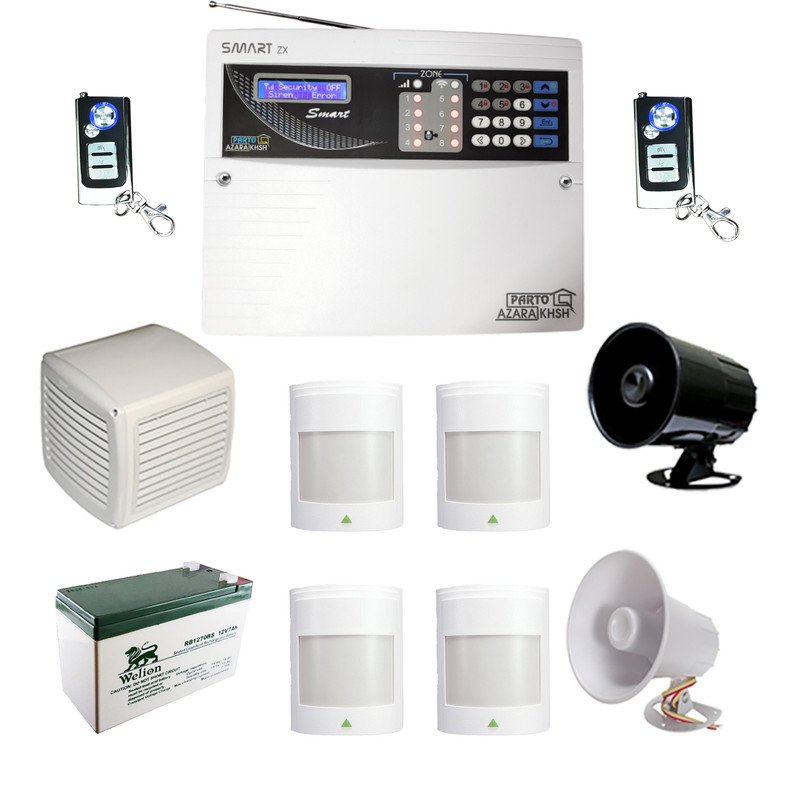 سیستم دزدگیر سیم کارتی پرتوآذرخش مدل Smart ZXB