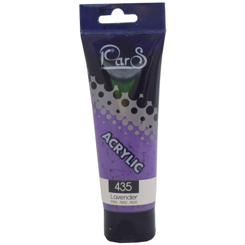 رنگ اکریلیک پارس کد 435 lovender حجم 75 میلی لیتر