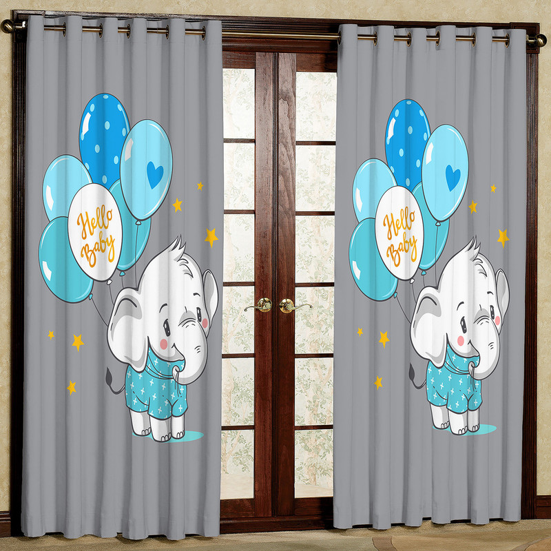 پرده مدل فیل مخمل پانچی کد 4269 سایز 200x140 سانتی متر