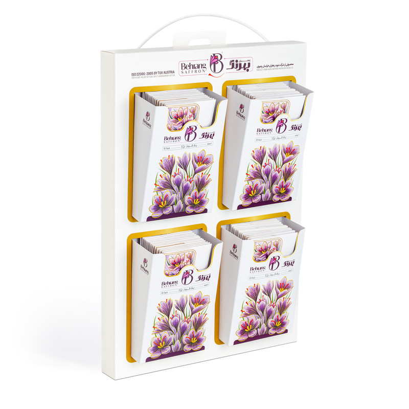 خرید و قیمت زعفران بهرنگ - 1 گرم بسته 40 عددی