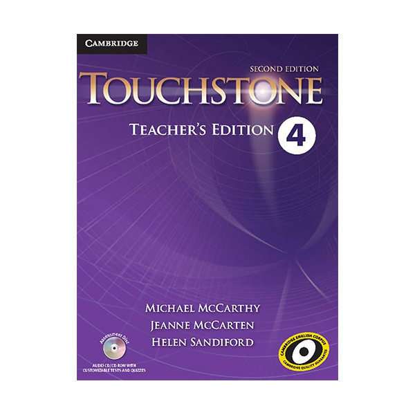 خرید و قیمت کتاب Touchstone 4 Second Edition اثر Jeanne Mccarten و Michael Mccarthy و Helen Sandiford انتشارات دانشگاه کمبریج 2 جلدی