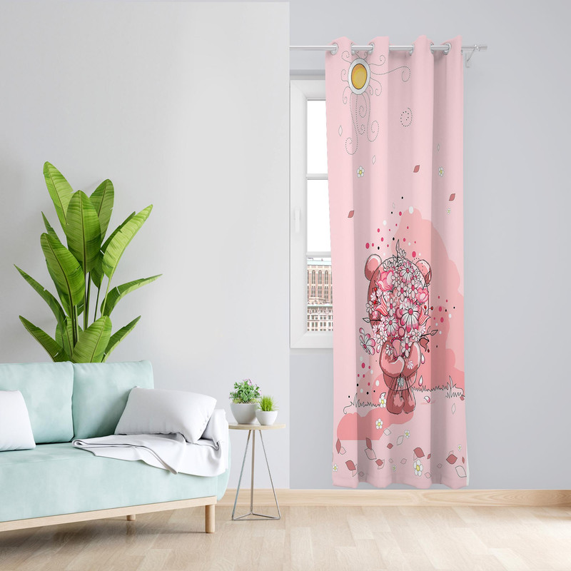 پرده مدل مخمل پانچی کد 1177سایز 140x200 سانتی متر