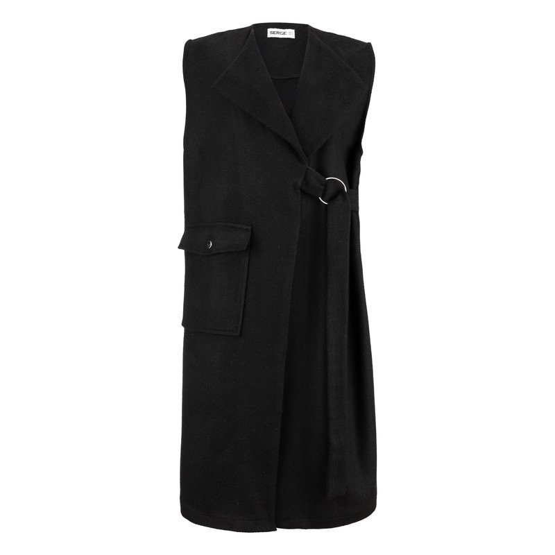 خرید و قیمت وست زنانه سرژه مدل 216607 رنگ مشکی