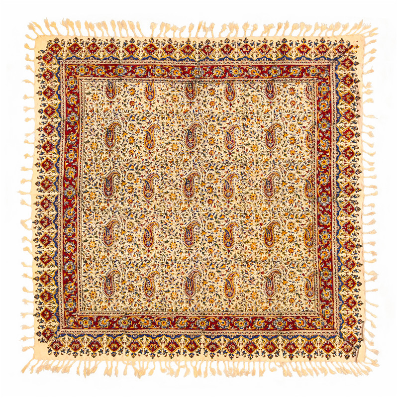 رومیزی قلمكار عطریان طرح بته شاه عباسی کد G378