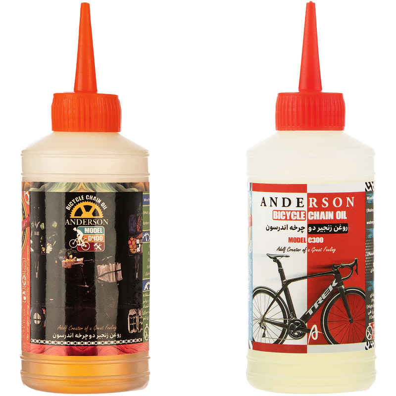 روغن زنجیر دوچرخه اندرسون مدل CD34 حجم 80 میلی لیتر بسته 2 عددی