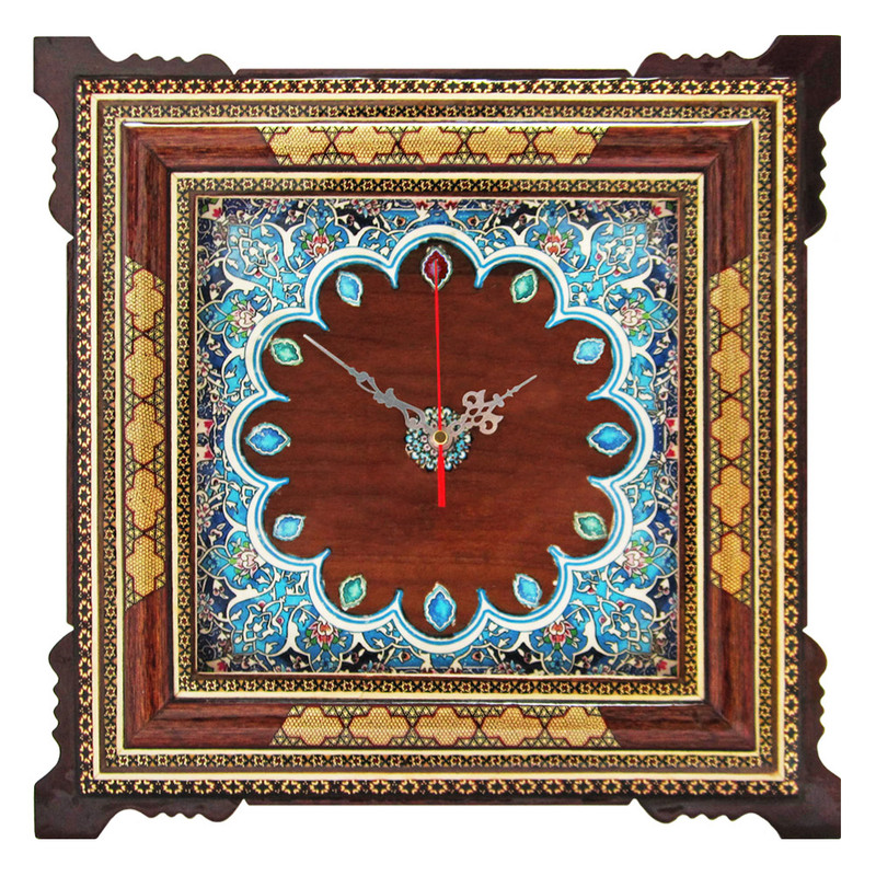 ساعت خاتم کاری طرح اسلیمی کد 40-6