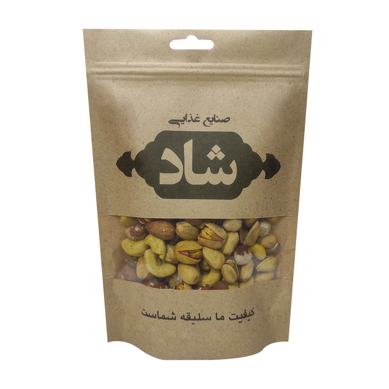 خرید و قیمت آجیل چهارمغز ممتاز شاد - 100 گرم
