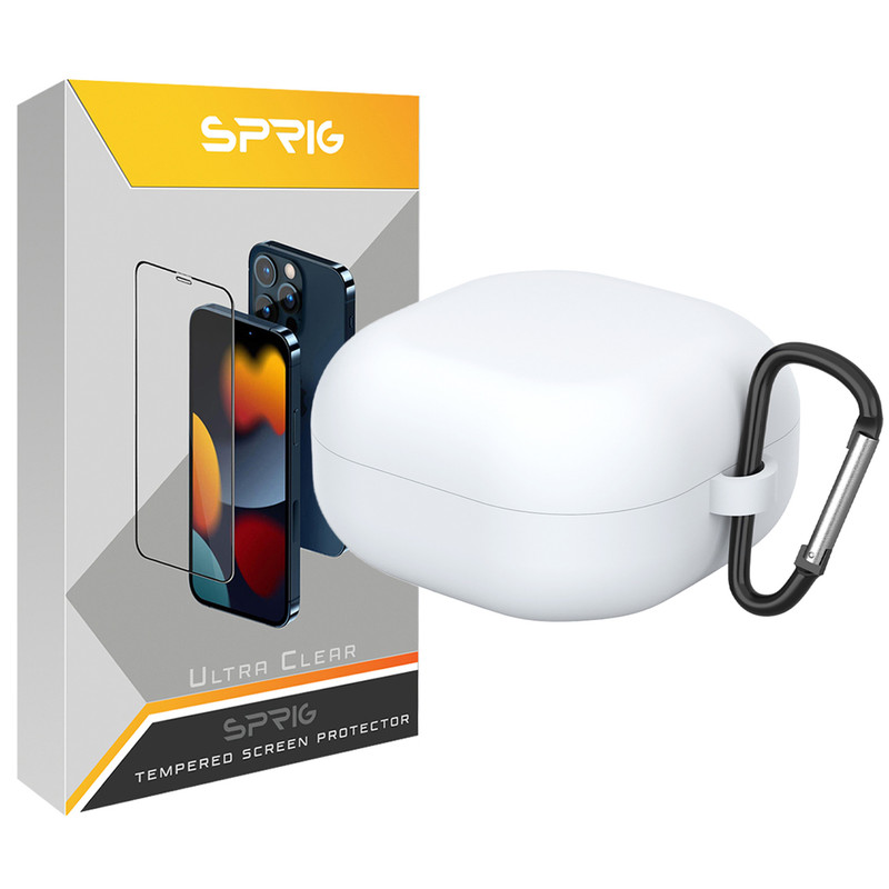کاور اسپریگ مدل Hard Silicon مناسب برای هدفون بی سیم سامسونگ galaxy buds 2 / buds pro / buds live / buds 2 Pro
