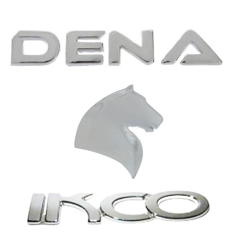 آرم صندوق عقب خودرو وارون مدل A-17 مناسب برای دنا مجموعه 3 عددی