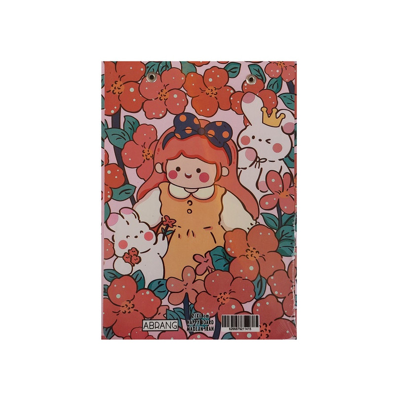 تخته شاسی آبرنگ مدل گل سایز A5 به همراه کاغذ یادداشت